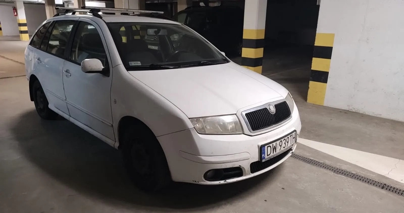 Skoda Fabia cena 3333 przebieg: 315096, rok produkcji 2007 z Wrocław małe 11